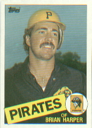 1985 Topps Baseball Cards      332     Brian Harper